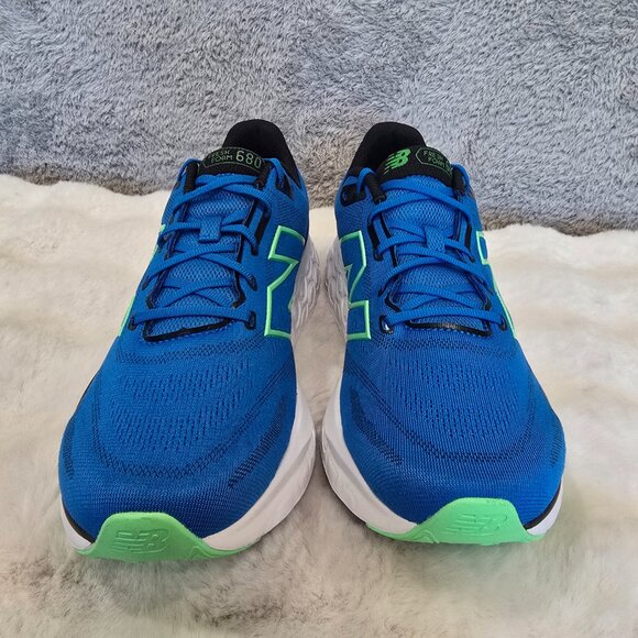 New Balance Running Shoe 680V8 BLUE OASIS/LIME LEAF/BLACK/WHITE MENS Size 12 NEW main image 9
